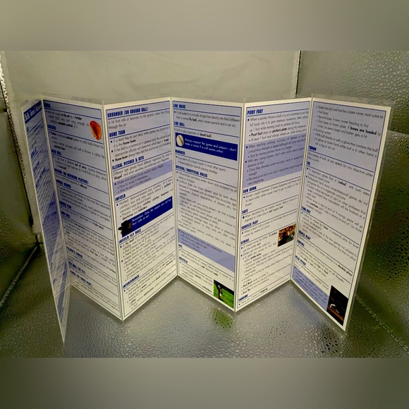 “Baseball” Basics - Laminated Reference Guide - Picture 5 of 6